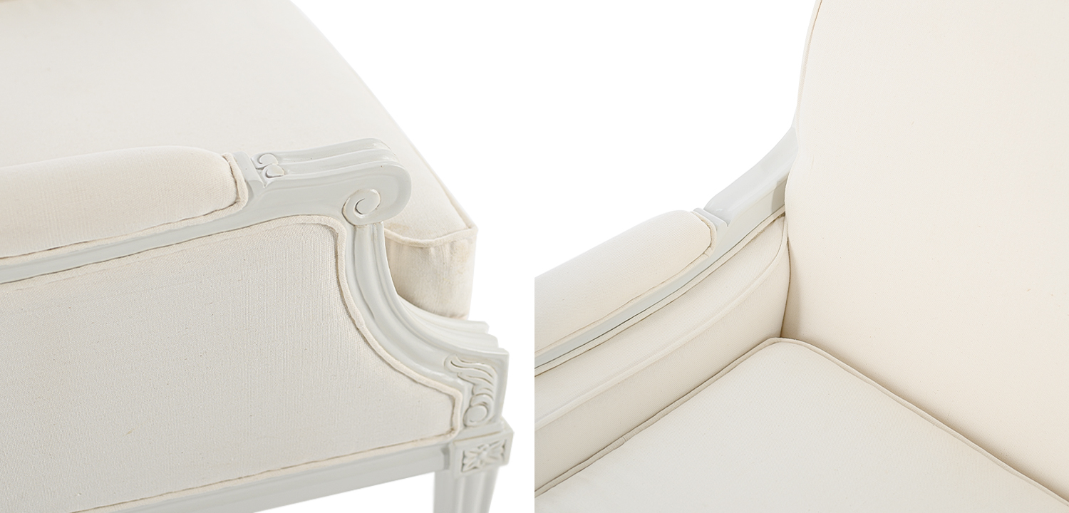 Кресло French Provence Armchair Ferrand ivory - фото №1