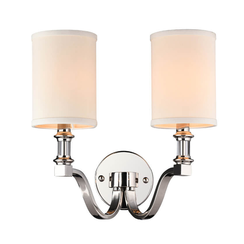 Бра Art Lamp Beige nickel 2 Никель Сатин Бежевый Бра Art Lamp Beige nickel 2 Никель Сатин Бежевый в Тюмени | Loft Concept