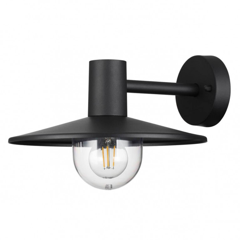 Уличный настенный светильник Leicester Street Wall Lamp  Черный в Тюмени | Loft Concept 