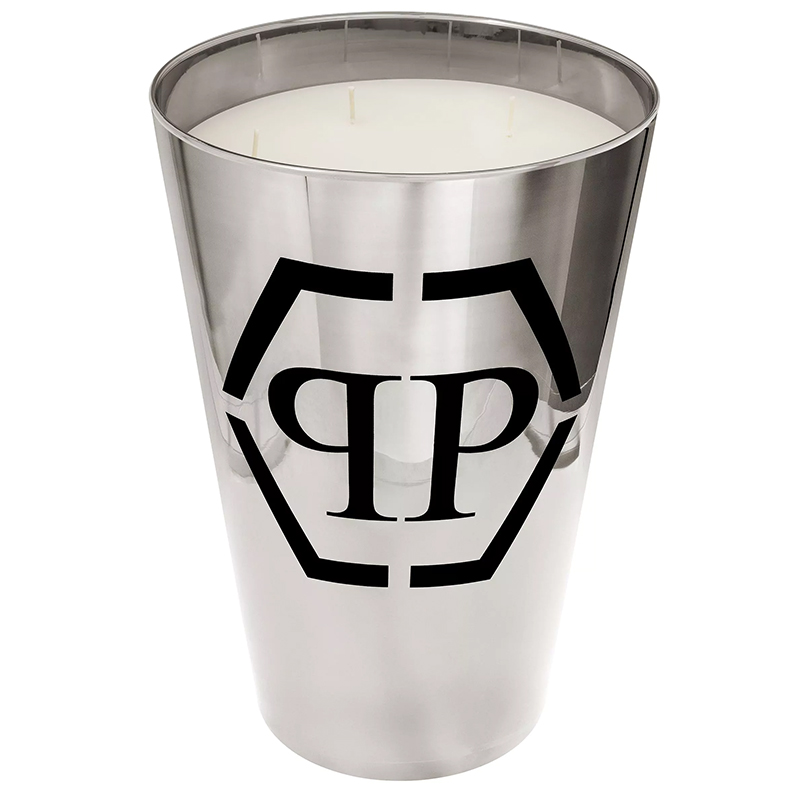 Свеча Philipp Plein Candle Empire Platinum XL Серебряный Белый Черный Свеча Philipp Plein Candle Empire Platinum XL Серебряный Белый Черный в Тюмени | Loft Concept
