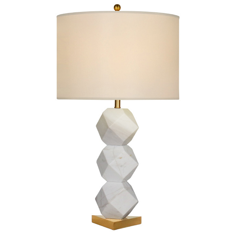 Дизайнерская настольная лампа STEELE LAMP Белый Дизайнерская настольная лампа STEELE LAMP Белый в Тюмени | Loft Concept