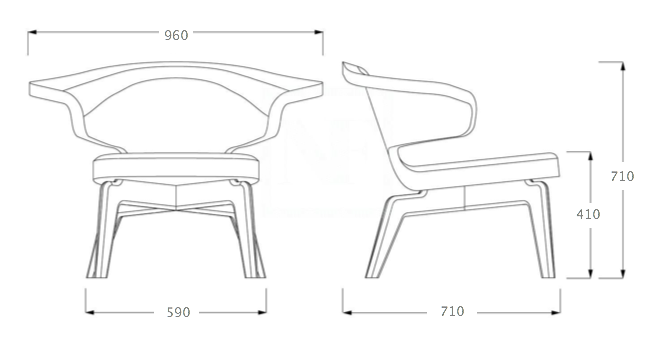 Кресло Munich Lounge Chair Кресло Munich Lounge Chair в Тюмени