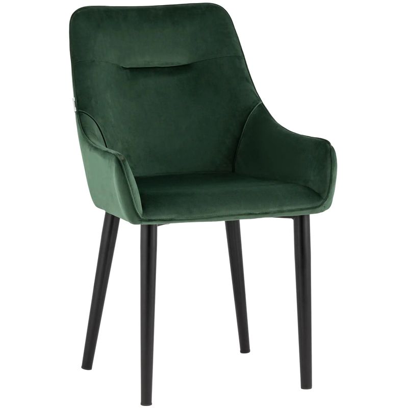Стул Joan Chair Темно-Зеленый Велюр Зеленый Черный Стул Joan Chair Темно-Зеленый Велюр Зеленый Черный в Тюмени | Loft Concept