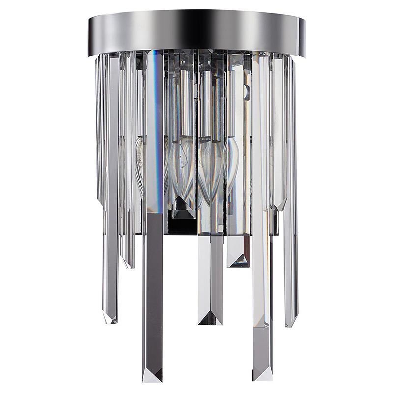 Бра Bennett Wall Lamp chrome Хром Прозрачный в Тюмени | Loft Concept 