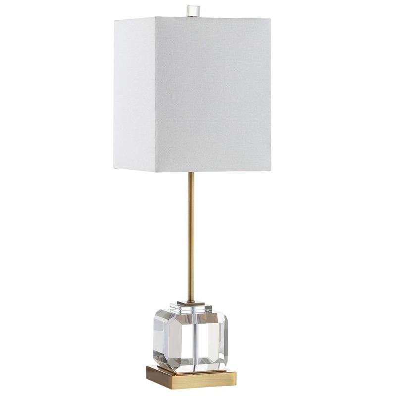 Настольная лампа Orabel Provence Table lamp Белый Прозрачное Стекло Латунь Настольная лампа Orabel Provence Table lamp Белый Прозрачное Стекло Латунь в Тюмени | Loft Concept
