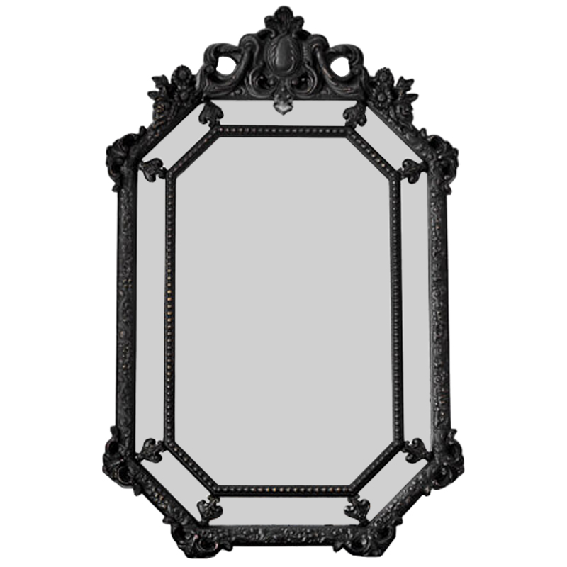 Зеркало Keppel Mirror Black Винтажный черный Античное зеркальное стекло Зеркало Keppel Mirror Black Винтажный черный Античное зеркальное стекло в Тюмени | Loft Concept