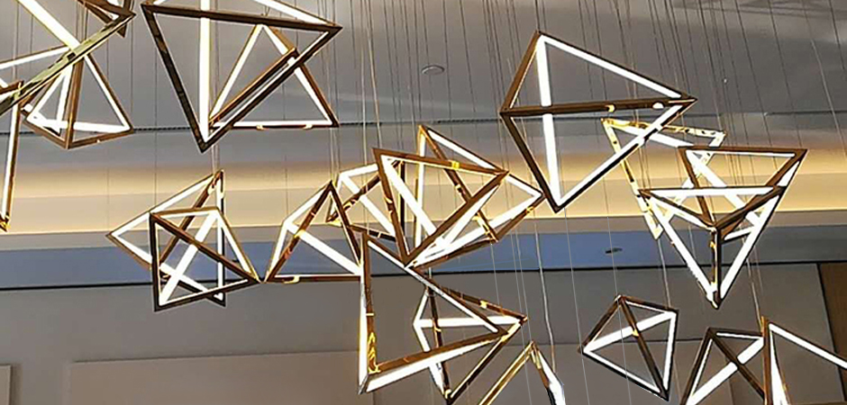 Подвесной светильник Weightless Triangles Подвесной светильник Weightless Triangles - Loft-Concept в Тюмени
