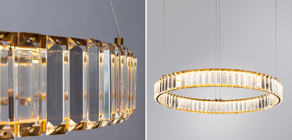 Хрустальная Люстра Crystal Ring Латунь Хрустальная Люстра Crystal Ring Латунь - Loft-Concept в Тюмени