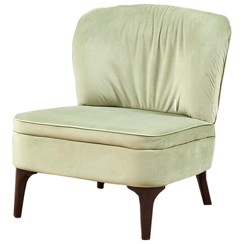 Кресло Adelmo Chair Зеленый шалфей Коричневый Кресло Adelmo Chair Зеленый шалфей Коричневый в Тюмени | Loft Concept