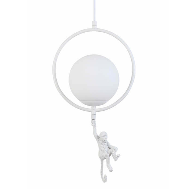 Подвесной светильник Hanging Monkey under Белый Подвесной светильник Hanging Monkey under Белый в Тюмени | Loft Concept