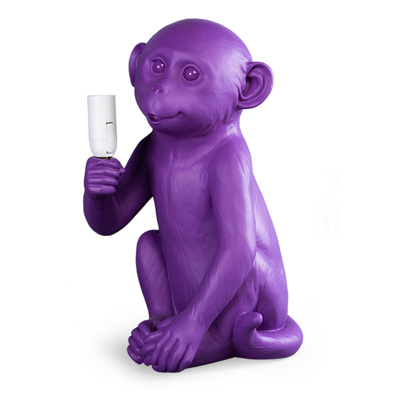 Настольная лампа Purple Monkey Фиолетовый Настольная лампа Purple Monkey Фиолетовый в Тюмени | Loft Concept