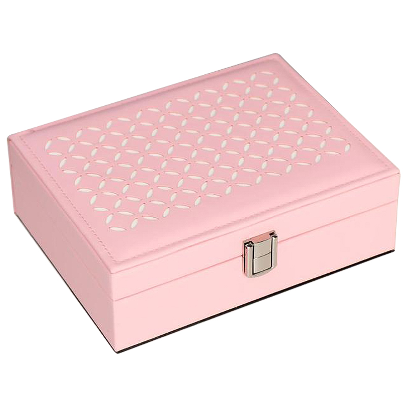 Шкатулка Varda Jewerly Organizer Box pink Розовый Шкатулка Varda Jewerly Organizer Box pink Розовый в Тюмени | Loft Concept
