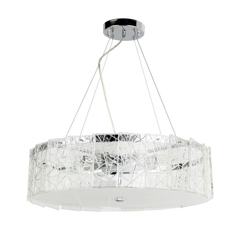 Люстра Alvaro Crystal Round Chandelier Прозрачный Хром Люстра Alvaro Crystal Round Chandelier Прозрачный Хром в Тюмени | Loft Concept