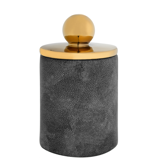 Ваза Stingray Skin vase Глянцевое золото Серый Ваза Stingray Skin vase Глянцевое золото Серый в Тюмени | Loft Concept