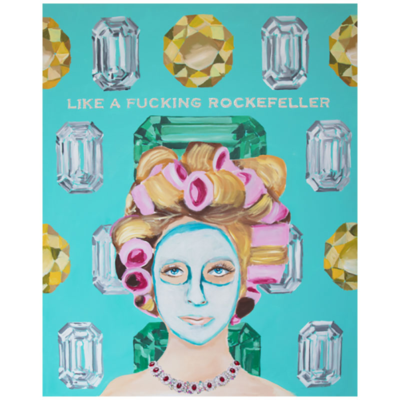 Картина “Like A Fucking Rockefeller” Мульти Картина “Like A Fucking Rockefeller” Мульти в Тюмени | Loft Concept