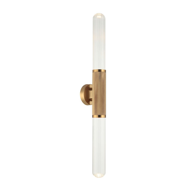 Бра Grover Gold Transparent Wall Lamp Латунь Бра Grover Gold Transparent Wall Lamp Латунь в Тюмени | Loft Concept