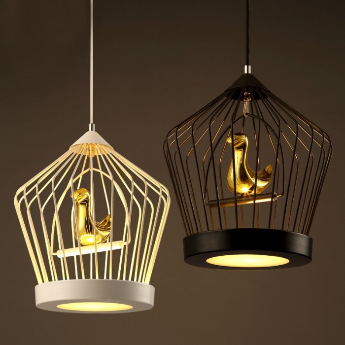 Подвесной светильник Cage Golden Bird Подвесной светильник Cage Golden Bird в Тюмени | Loft Concept