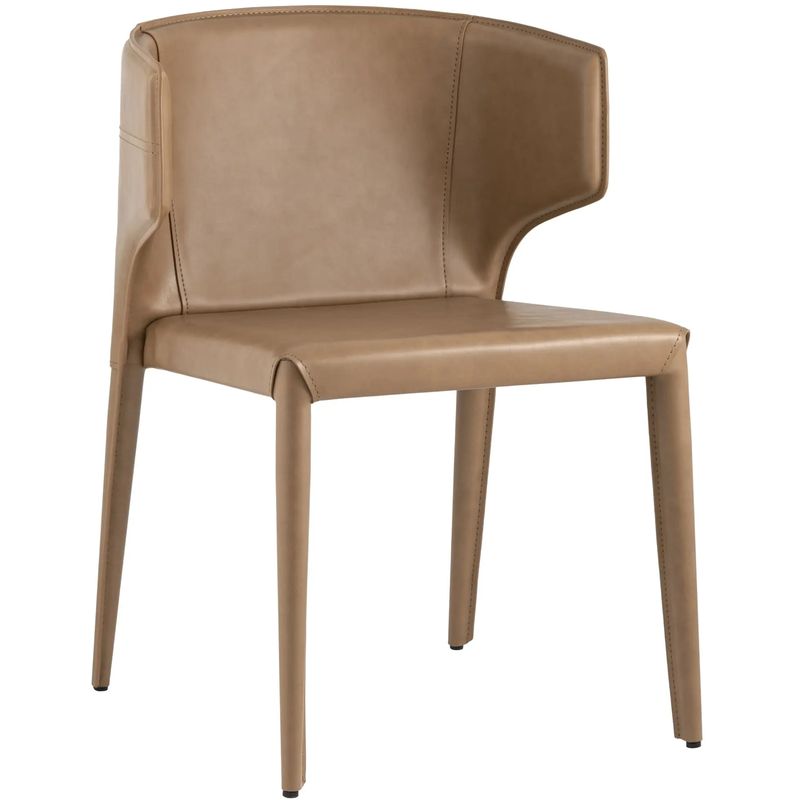 Стул ELBERT CHAIRS Бежевая Экокожа Бежевый Стул ELBERT CHAIRS Бежевая Экокожа Бежевый в Тюмени | Loft Concept