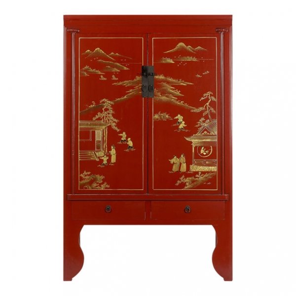 Шкаф Chinese Deep Red Красный Шкаф Chinese Deep Red Красный в Тюмени | Loft Concept