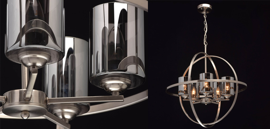 Люстра Chrome Cylinders 5 Люстра Chrome Cylinders 5 - Loft-Concept в Тюмени