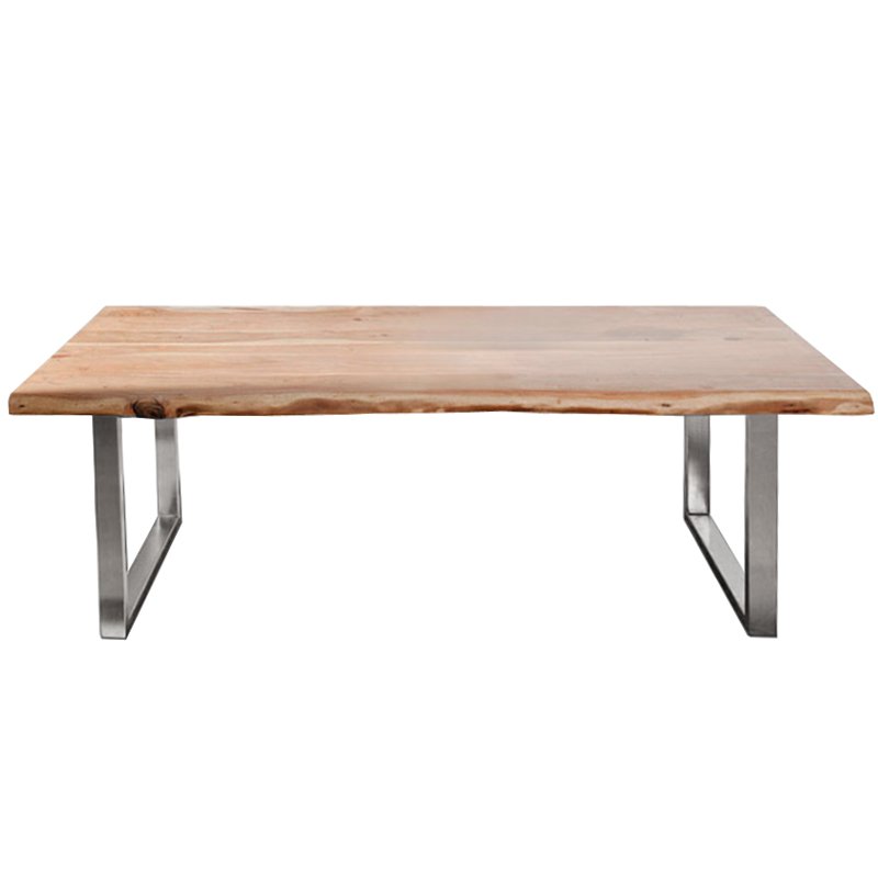 Обеденный стол Brutal Wood Акация Нержавеющая сталь Обеденный стол Brutal Wood Акация Нержавеющая сталь в Тюмени | Loft Concept