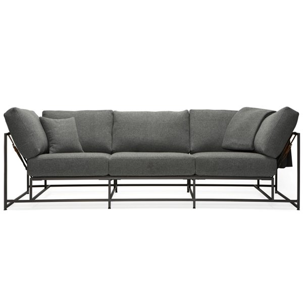 Диван Grey Wool Sofa Серый (Gray) Диван Grey Wool Sofa Серый (Gray) в Тюмени | Loft Concept