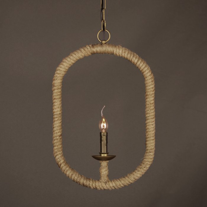 Подвесной светильник Oval Loft Rope Light Подвесной светильник Oval Loft Rope Light в Тюмени | Loft Concept