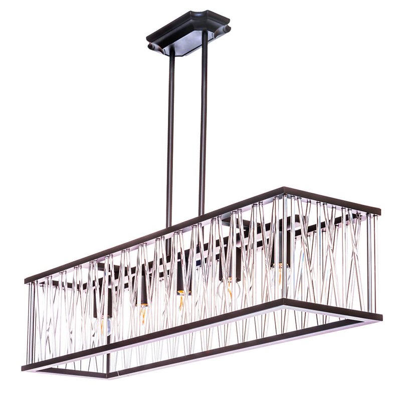Люстра Lamp Inside The Frame Rectangle Черный Люстра Lamp Inside The Frame Rectangle Черный в Тюмени | Loft Concept