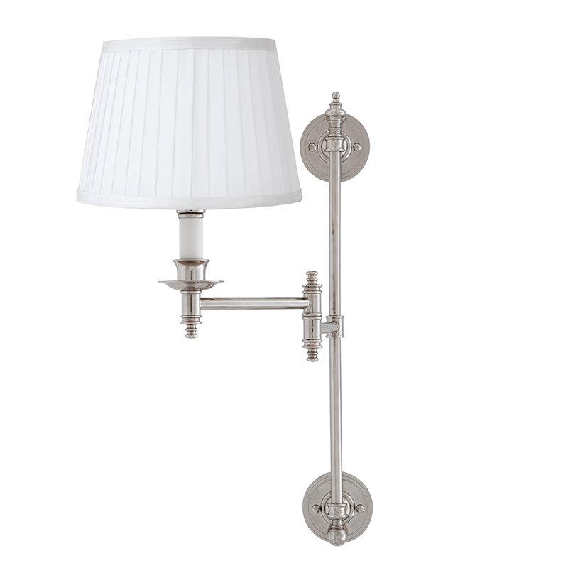 Бра Wall Lamp Indigo Nickel Никель Белый Бра Wall Lamp Indigo Nickel Никель Белый в Тюмени | Loft Concept