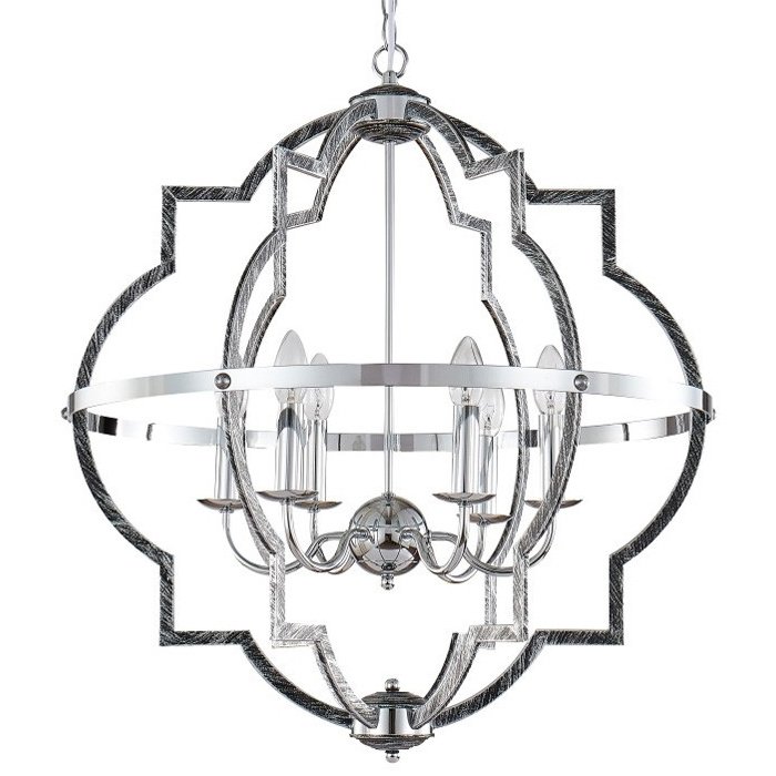 Люстра Arc Corners Chandelier Хром Серебро винтаж Люстра Arc Corners Chandelier Хром Серебро винтаж в Тюмени | Loft Concept