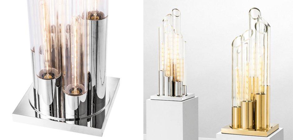 Настольная лампа Eichholtz Table Lamp Paradiso Nickel - Loft-Concept в Тюмени