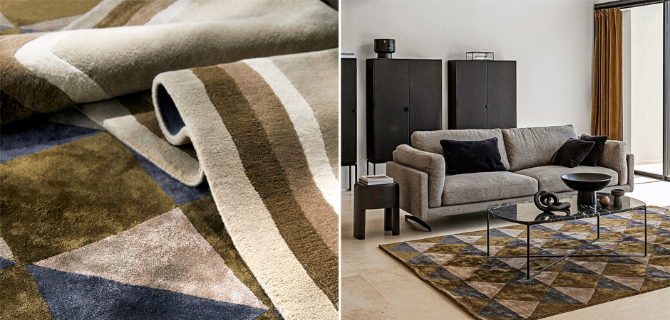 Ковер Carpet Geometric 100% вискоза Ковер Carpet Geometric 100% вискоза - Loft-Concept в Тюмени
