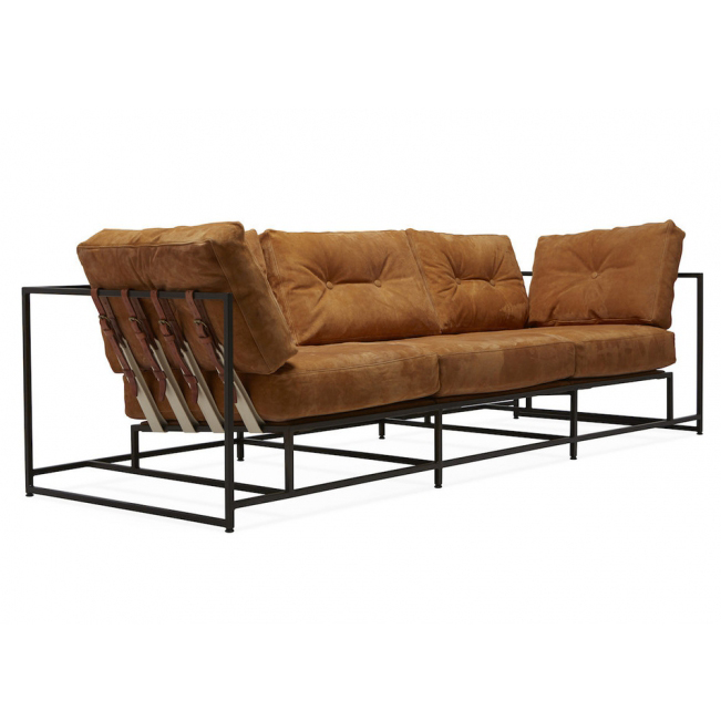Диван Dirt Leather Sofa Коричневый Диван Dirt Leather Sofa Коричневый в Тюмени | Loft Concept