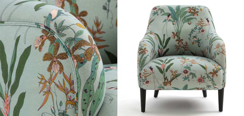 Кресло Lipstick Fauteuil melange lin Кресло Lipstick Fauteuil melange lin - Loft-Concept в Тюмени