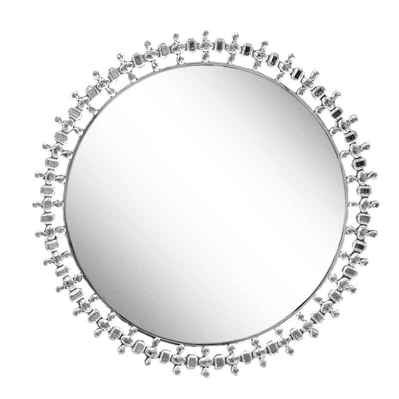 Зеркало Crystal Inserts Round Mirror Зеркало Crystal Inserts Round Mirror в Тюмени | Loft Concept