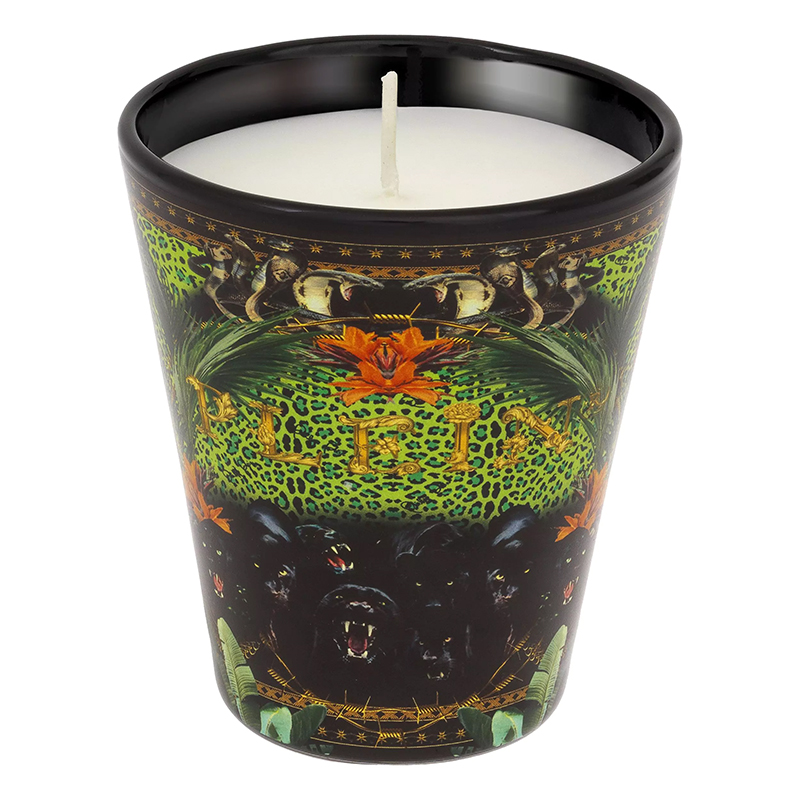 Свеча Philipp Plein Candle Jungle M Черный Мульти Свеча Philipp Plein Candle Jungle M Черный Мульти в Тюмени | Loft Concept