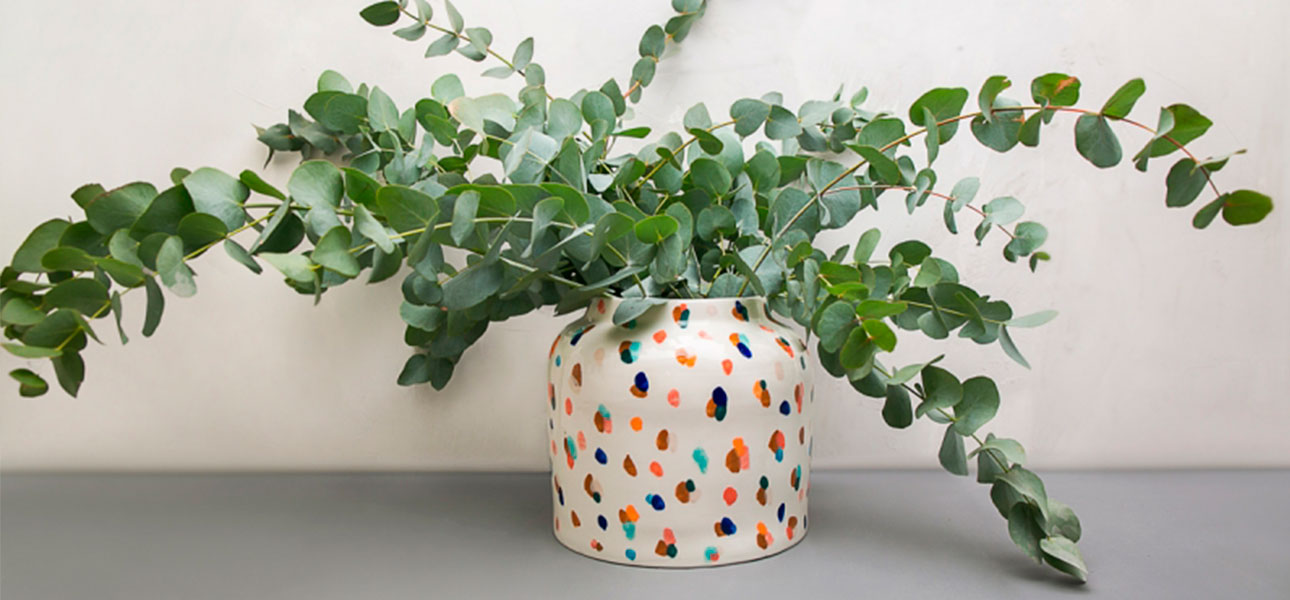 Ваза большой бочонок - фото №1