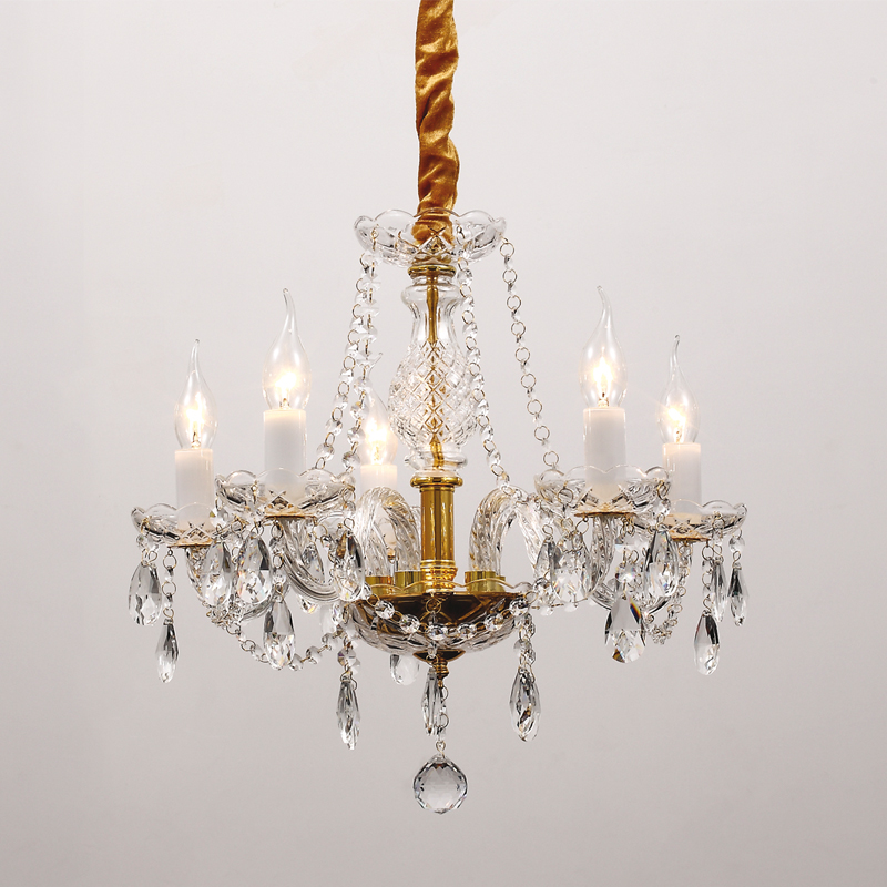 Люстра Megane Chandelier 50 Прозрачный Глянцевое золото Люстра Megane Chandelier 50 Прозрачный Глянцевое золото в Тюмени | Loft Concept