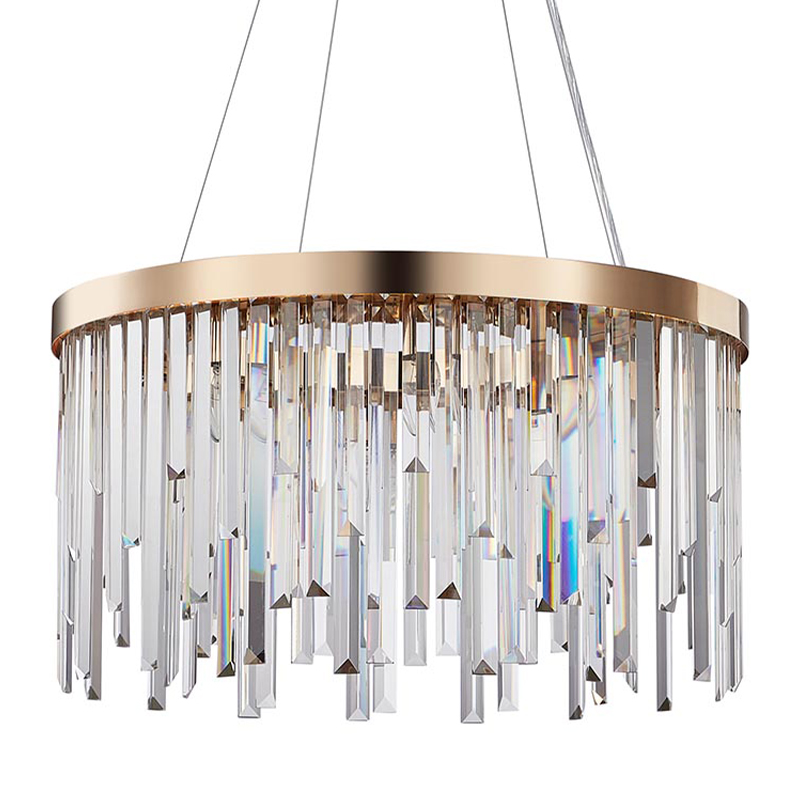 Люстра Bennett Chandelier gold 60 Золотой Прозрачный Люстра Bennett Chandelier gold 60 Золотой Прозрачный в Тюмени | Loft Concept