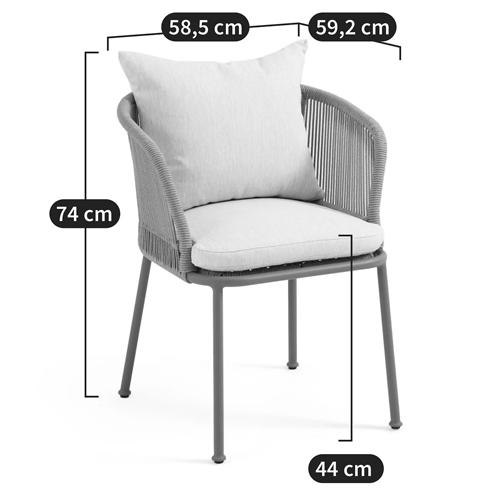 Кресло уличное Bonnie Beige Chair Кресло уличное Bonnie Beige Chair в Тюмени