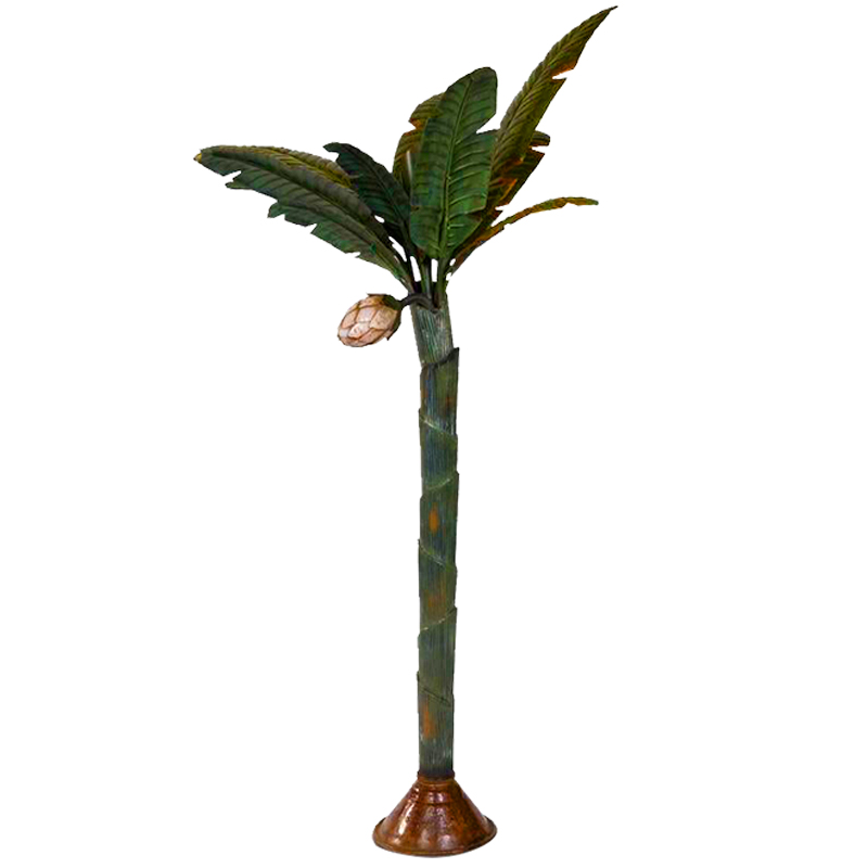 Торшер Дизайнерский Зеленый Банан Painted Metal Sculpture of Palm or Banana Tree and Flower Искусственная бурая ржавчина Зеленый Торшер Дизайнерский Зеленый Банан Painted Metal Sculpture of Palm or Banana Tree and Flower Искусственная бурая ржавчина Зеленый в Тюмени | Loft Concept