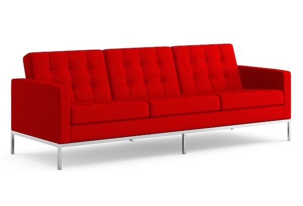Диван Florence Knoll sofa Серый Красный Коричневый Зеленый Желтый Голубой Белый Черный Диван Florence Knoll sofa Серый Красный Коричневый Зеленый Желтый Голубой Белый Черный в Тюмени | Loft Concept
