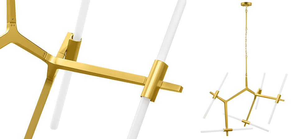 Люстра Агнес Chandelier Gold 10 Люстра Агнес Chandelier Gold 10 - Loft-Concept в Тюмени