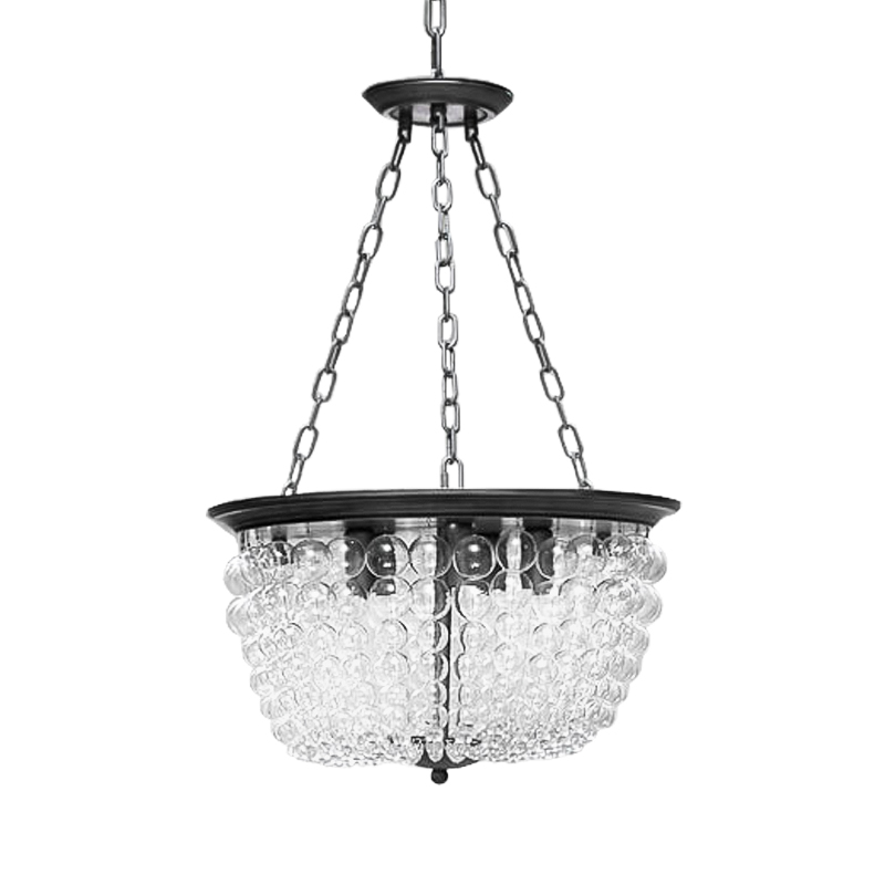 Люстра Bubble Blower Chandeliers Графит Прозрачный Люстра Bubble Blower Chandeliers Графит Прозрачный в Тюмени | Loft Concept