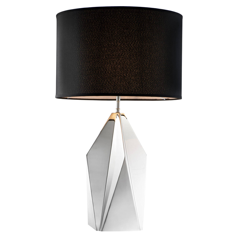 Настольная лампа Eichholtz Table Lamp Setai Nickel Никель Черный Настольная лампа Eichholtz Table Lamp Setai Nickel Никель Черный в Тюмени | Loft Concept