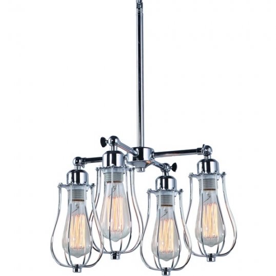 Подвесной светильник Marconi Cage Pendant Quatro Подвесной светильник Marconi Cage Pendant Quatro в Тюмени | Loft Concept