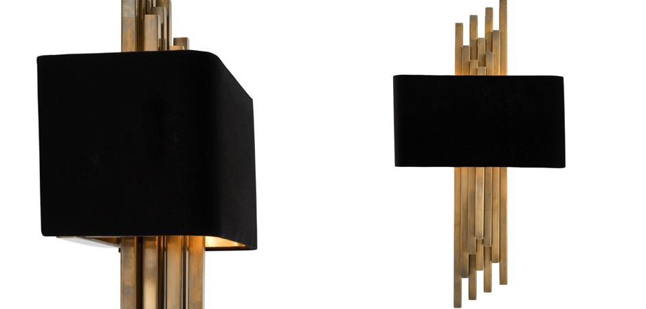 Бра Eichholtz Wall Lamp Caruso Brass Бра Eichholtz Wall Lamp Caruso Brass - Loft-Concept в Тюмени