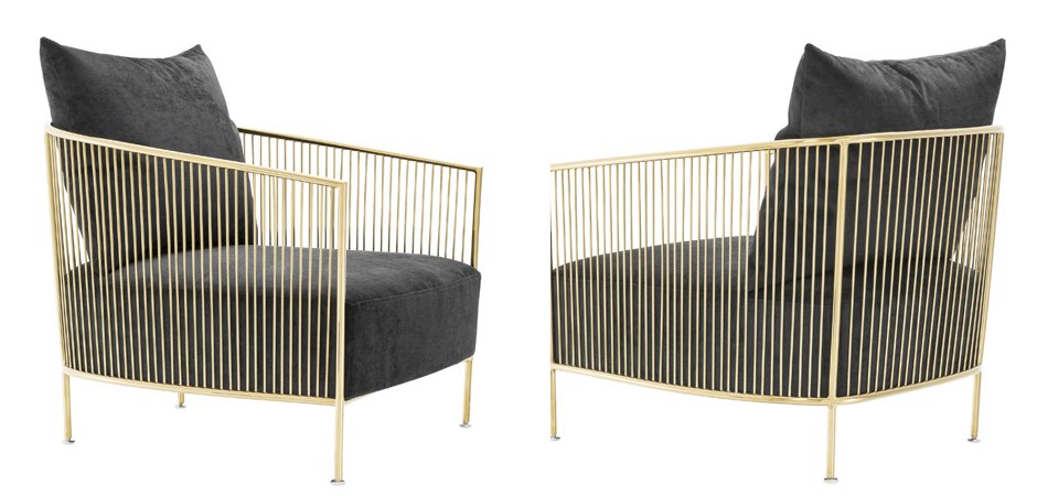 Кресло Eichholtz Chair Knox Gold Кресло Eichholtz Chair Knox Gold - Loft-Concept в Тюмени