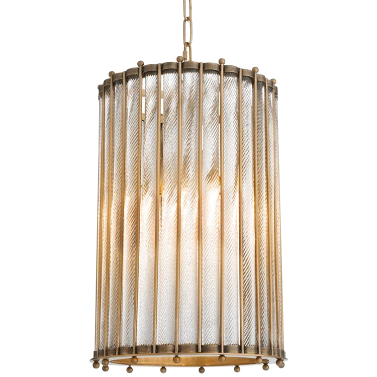 Люстра Lantern Tiziano Antique Brass Прозрачное Стекло Латунь Античная полированная Люстра Lantern Tiziano Antique Brass Прозрачное Стекло Латунь Античная полированная в Тюмени | Loft Concept