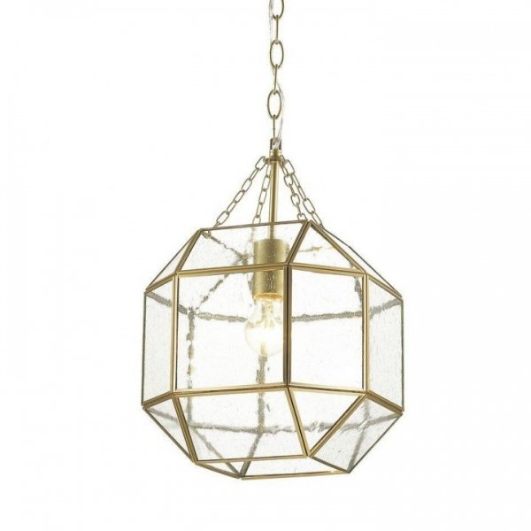 Подвесной светильник Glass & Metal Cage Pendant Gold Глянцевое золото Подвесной светильник Glass & Metal Cage Pendant Gold Глянцевое золото в Тюмени | Loft Concept